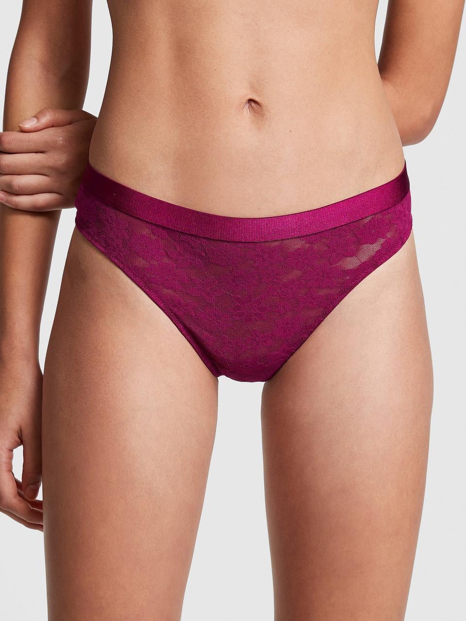 Трусики женские Victoria's Secret WEAR EVERYWHERE XS Бордовый (2690613939)