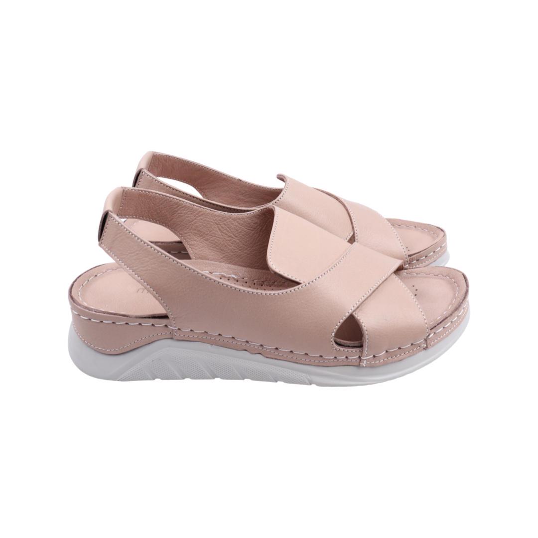 Босоножки женские Mario Muzi из кожи р. 39 Капучиновый (667-22LBC)