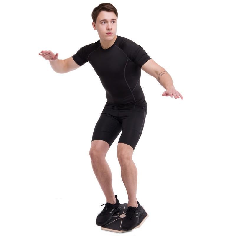 Диск балансувальный Wood Balance Board FI-4013 Коричневый (56363207) - фото 7 Диск балансувальный Wood Balance Board FI-4013 Коричневый (56363207) - фото 7