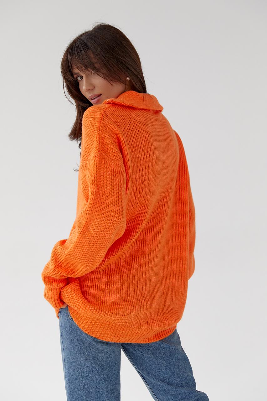 Туника оверсайз S Оранжевый (9506336) - фото 4 Туника оверсайз S Оранжевый (9506336) - фото 4