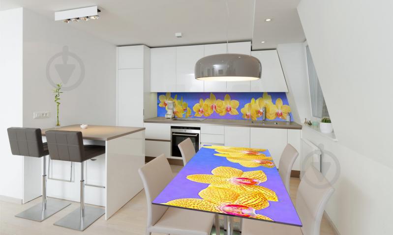 Наклейка виниловая на стол Zatarga «Желтые Тигровые Орхидеи» 650х1200 мм Z180554/1st Наклейка виниловая на стол Zatarga «Желтые Тигровые Орхидеи» 650х1200 мм Z180554/1st