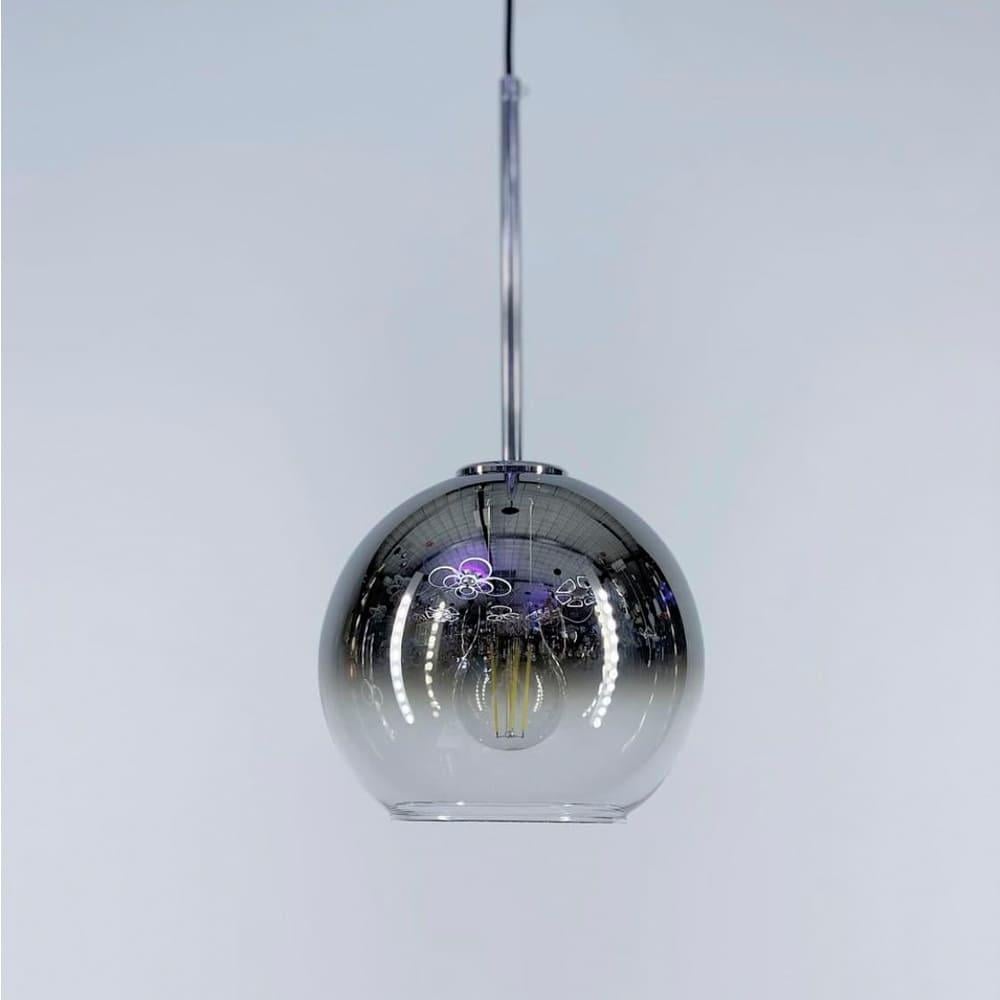 Подвес с глянцевым плафоном с хромированным напылением Ø 20 см (0511/1 L chrome d 200)