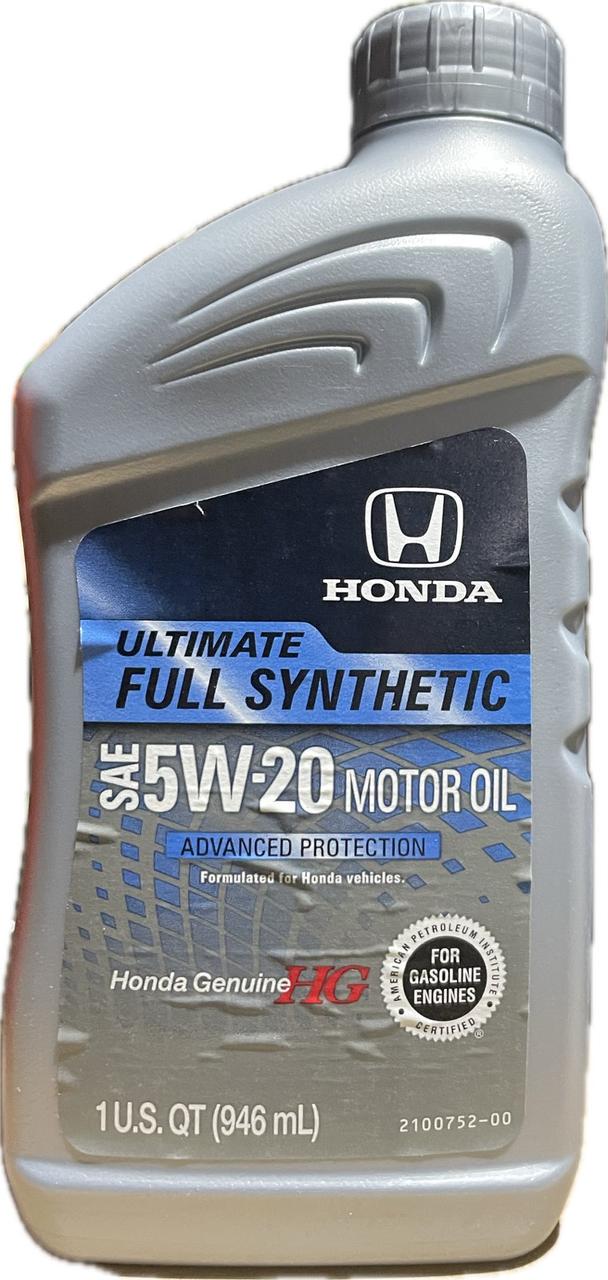 Моторное масло Honda HG Ultimate Synthetic 5W-20 0,946 л (087989138)