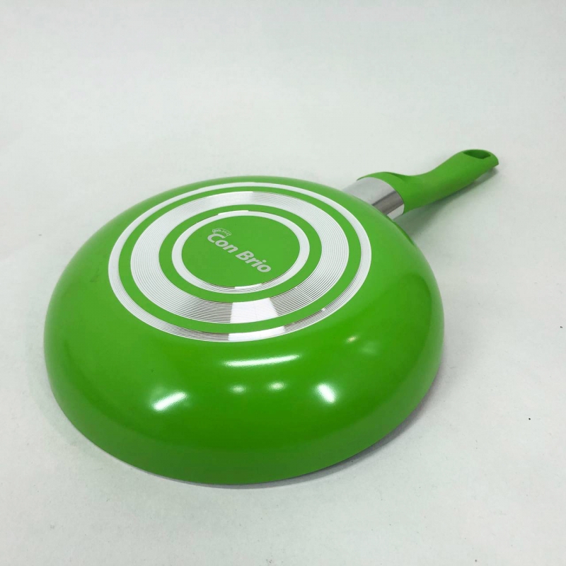 Сковорода Con Brio CB-2014 антипригарное покрытие Pfluon 20 см Green (tf5170) - фото 12 Сковорода Con Brio CB-2014 антипригарное покрытие Pfluon 20 см Green (tf5170) - фото 12