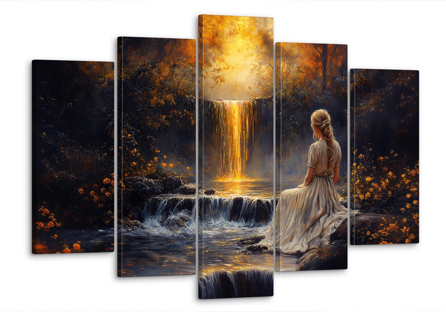 Картина модульная MAKO мечта у водопада 80x125 см (MK50585)