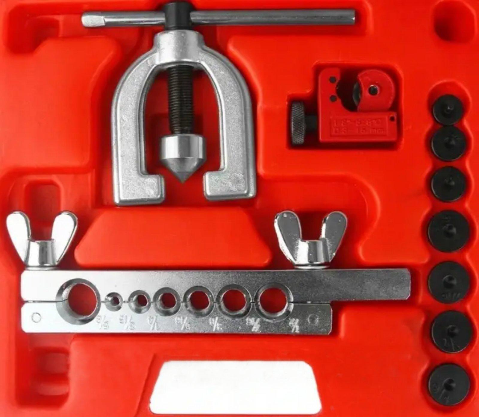 Набір для розвальцьовування обтиску гальмівних кабелів Mar-Pol M57751C 11 ел. (10965) - фото 7 Набір для розвальцьовування обтиску гальмівних кабелів Mar-Pol M57751C 11 ел. (10965) - фото 7