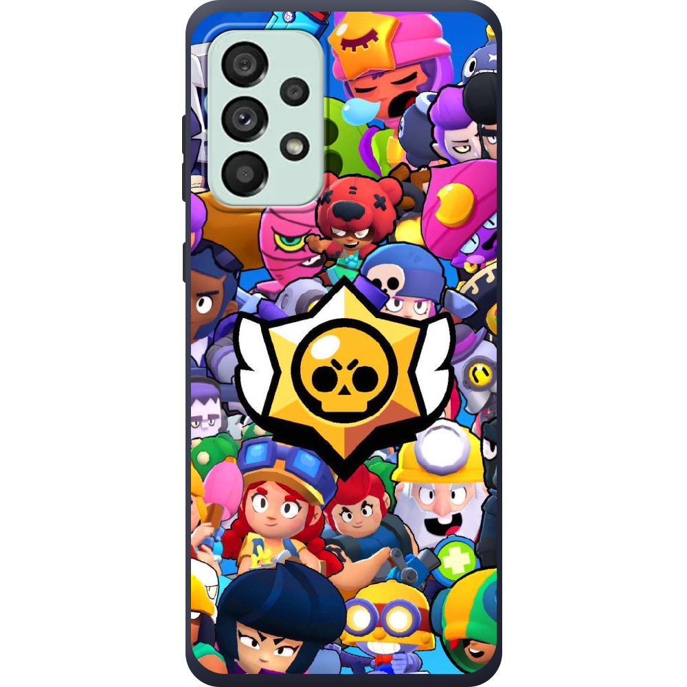 Чехол BoxFace Samsung Galaxy A53 5G (A536) Brawl Stars Синий силикон (44112-up2389-44171)