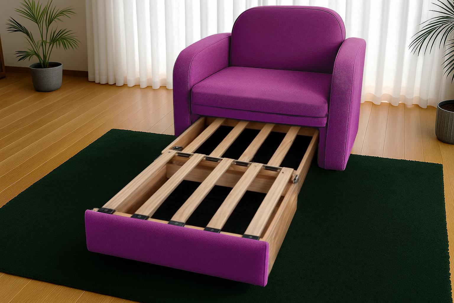 Диван-крісло м'який розкладний Tobi Sho Дрім рогожка Bahama 1140х850х830 мм 23/Ягідний - фото 3 Диван-крісло м'який розкладний Tobi Sho Дрім рогожка Bahama 1140х850х830 мм 23/Ягідний - фото 3