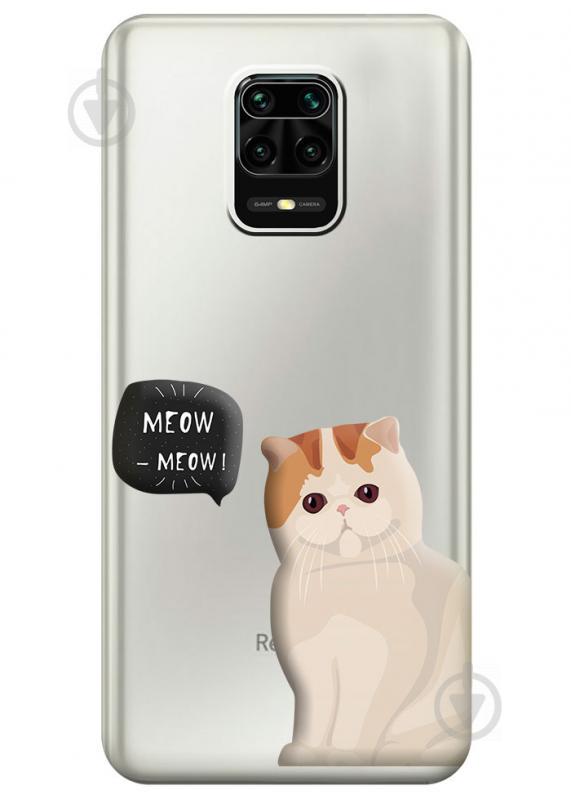 Прозрачный силиконовый чехол iSwag для Xiaomi Redmi Note 9S с рисунком - Котенок (M1689) Прозрачный силиконовый чехол iSwag для Xiaomi Redmi Note 9S с рисунком - Котенок (M1689)