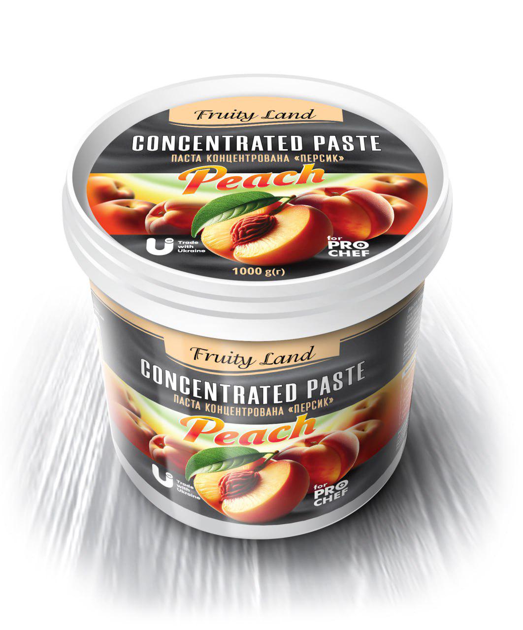 Паста концентрированная Fruityland Персик 1 кг