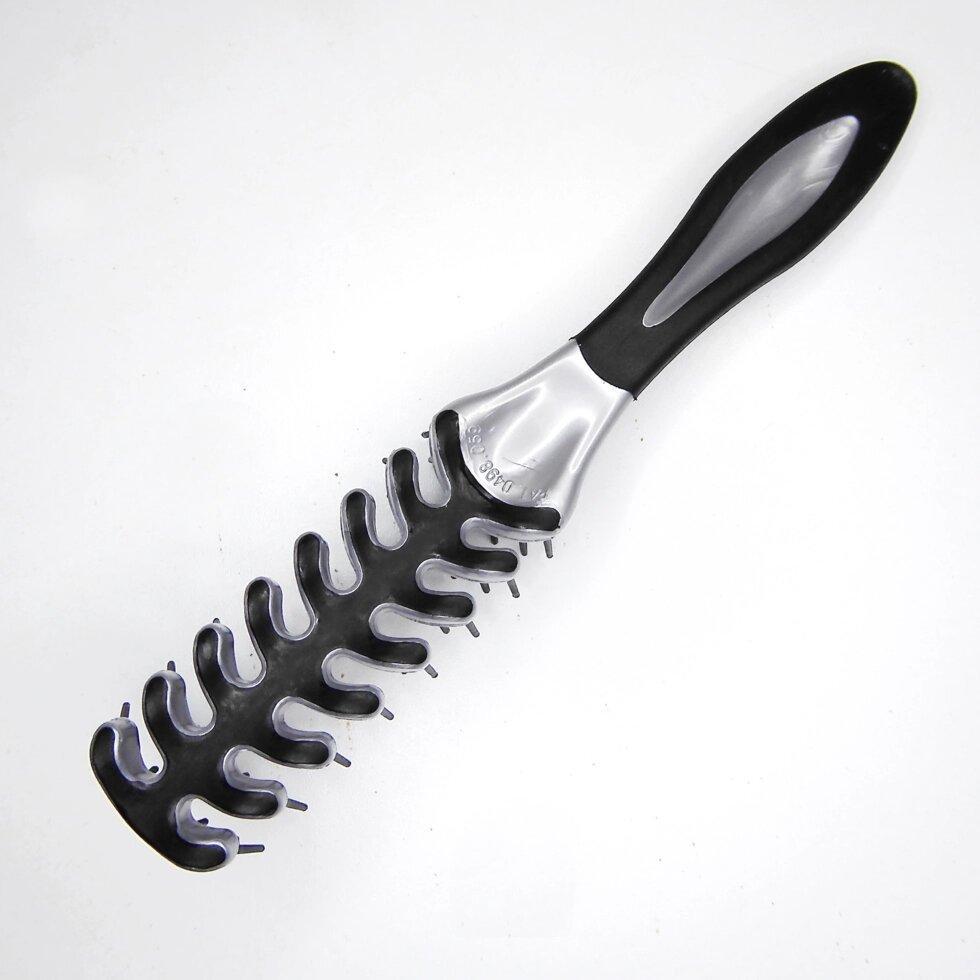 Расческа для укладки ДенІС professional FISH скелетный мягкий зубец (1453071390) - фото 6