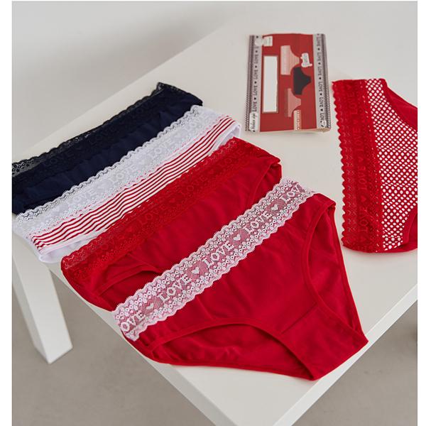 Женские трусики Nicoletta XL 5 шт. Однотонные (10040)