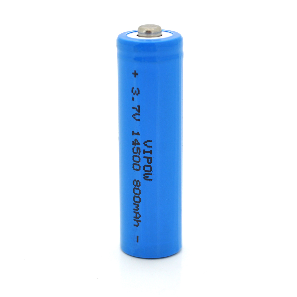 Акумулятор Vipow 14500 Li-Ion ICR14500 TipTop 800 mAh 3,7V (26025810) Акумулятор Vipow 14500 Li-Ion ICR14500 TipTop 800 mAh 3,7V (26025810)