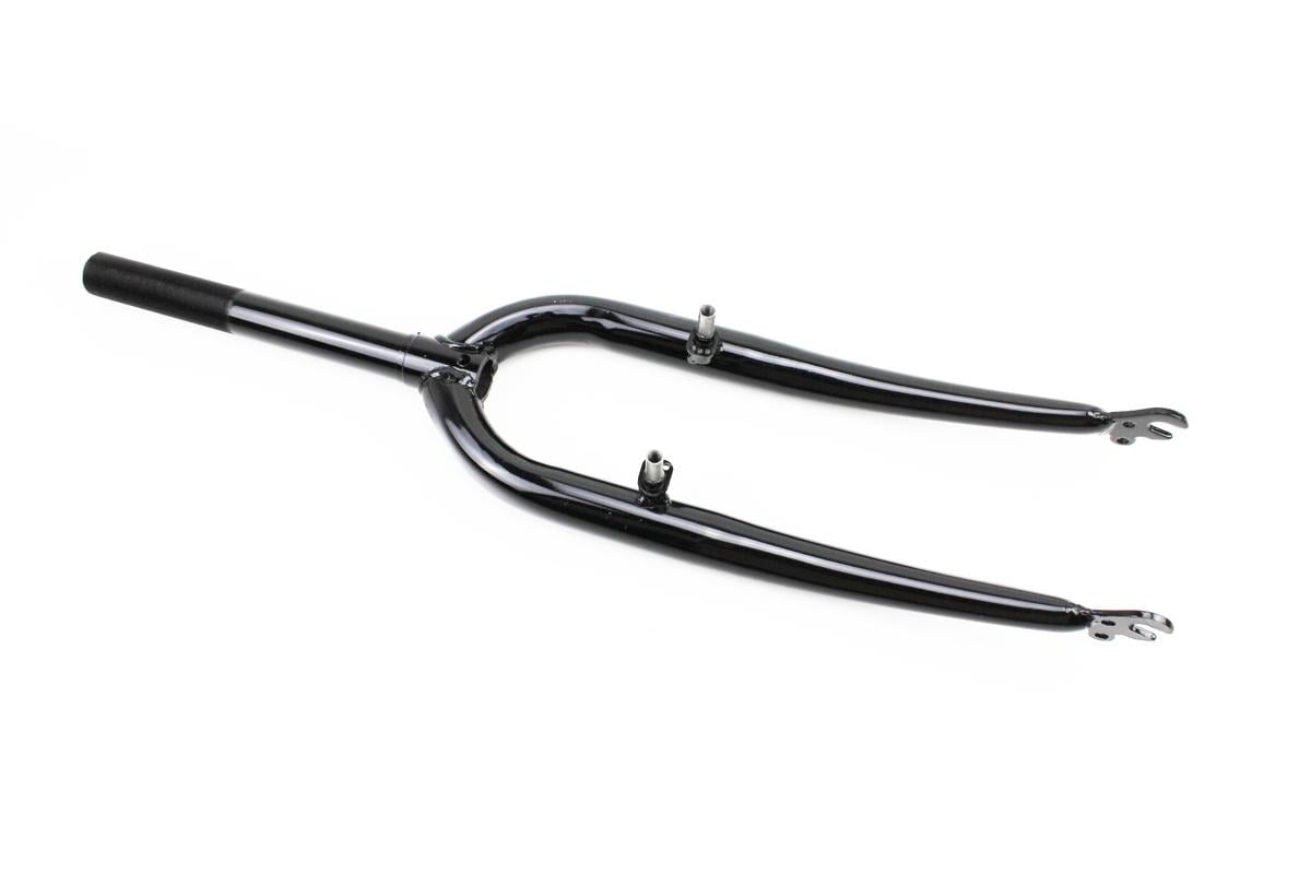 Вилка з різьбленням 1" 25,4 мм шток 200 мм V-brake 24" Чорний (406743)