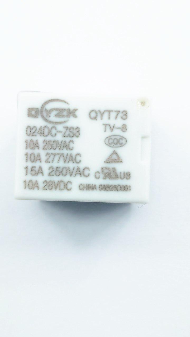 Реле QYT73-024DC-ZS3 24VDC 10A 1C coil (34792)