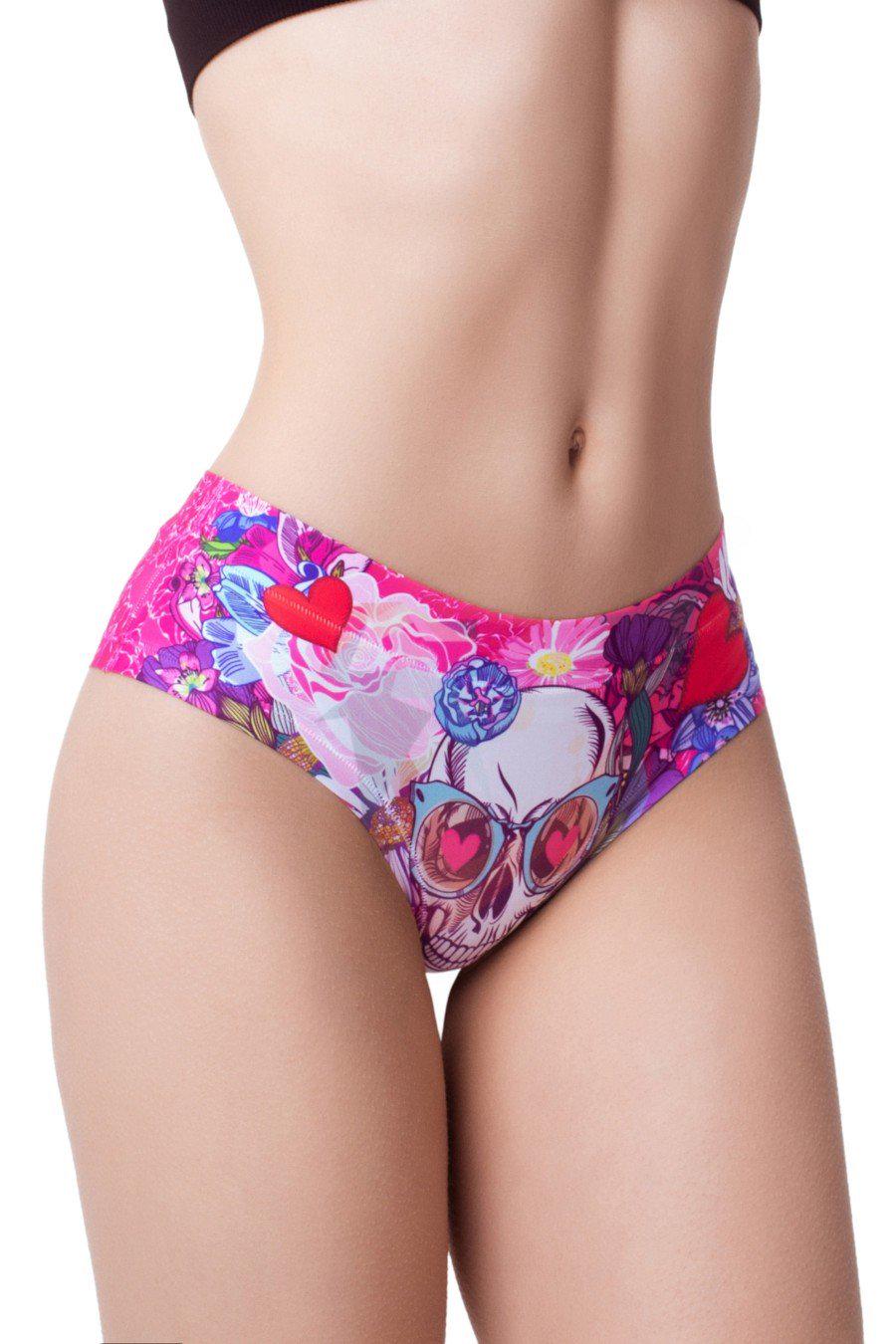 Трусики женские Mememe слип с ярким принтом S Разноцветный (84184-59287-80)