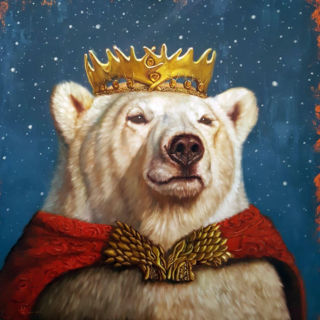 Картина за номерами Brushme Сніговий король Lucia Heffernan 50x50 см (3112773873)