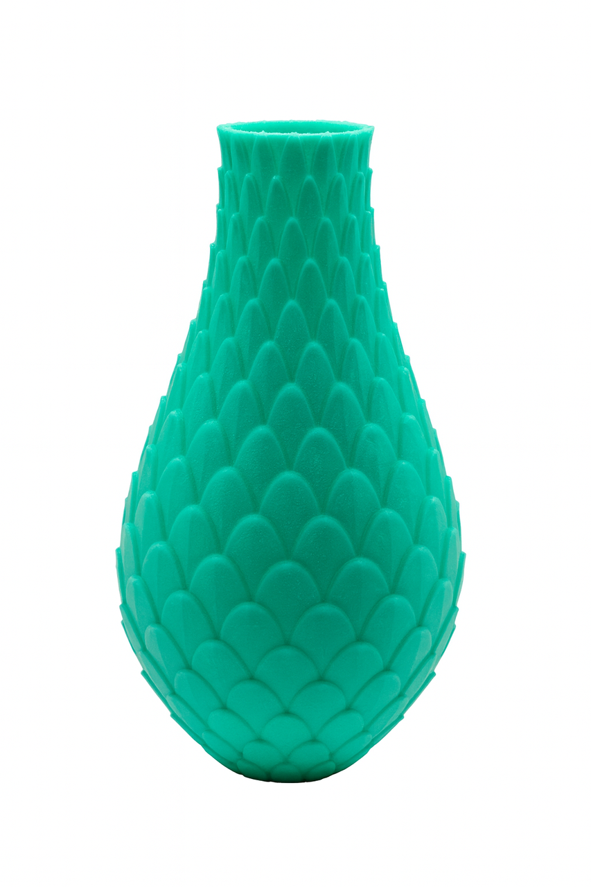 Ваза декоративная Скалиста 18 см Бірюзовий