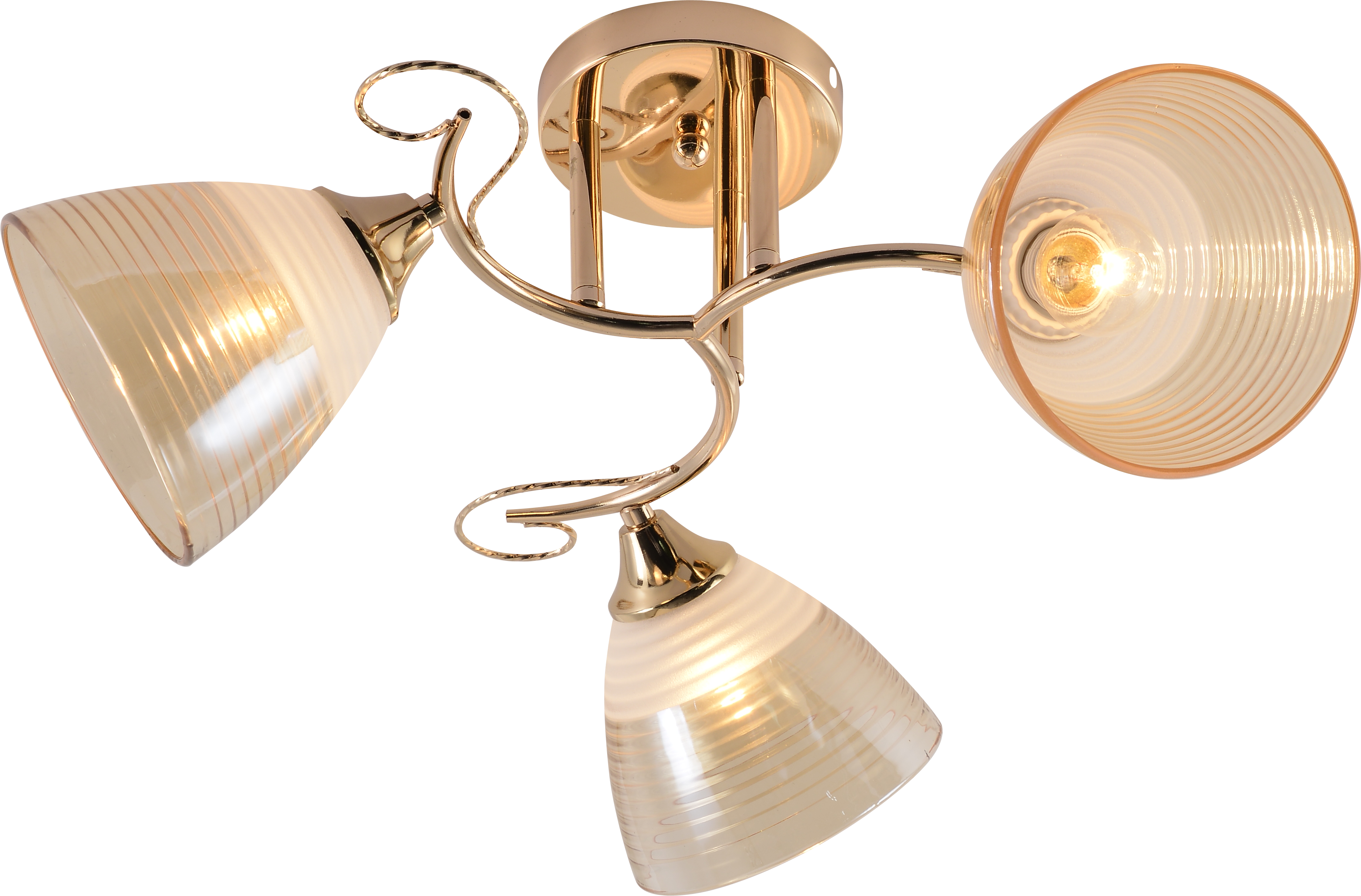 Люстра декоративная Interees IS XA1597-3 Gold/Chrome