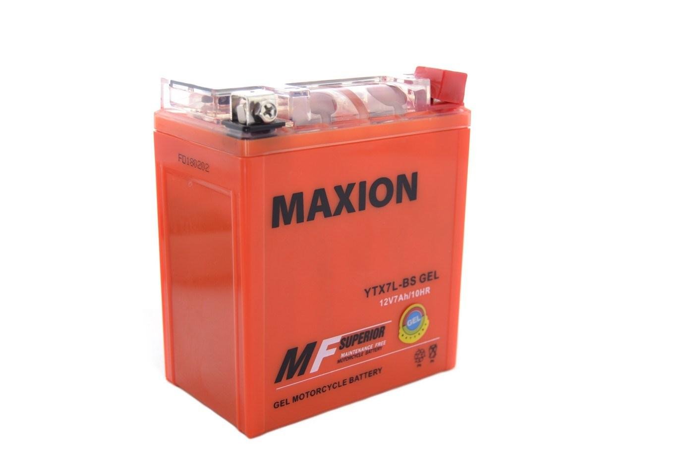 Мото аккумулятор MAXION YTX 7A+D2:D38h GEL YTX7L-BS (29910) - фото 5 Мото аккумулятор MAXION YTX 7A+D2:D38h GEL YTX7L-BS (29910) - фото 5
