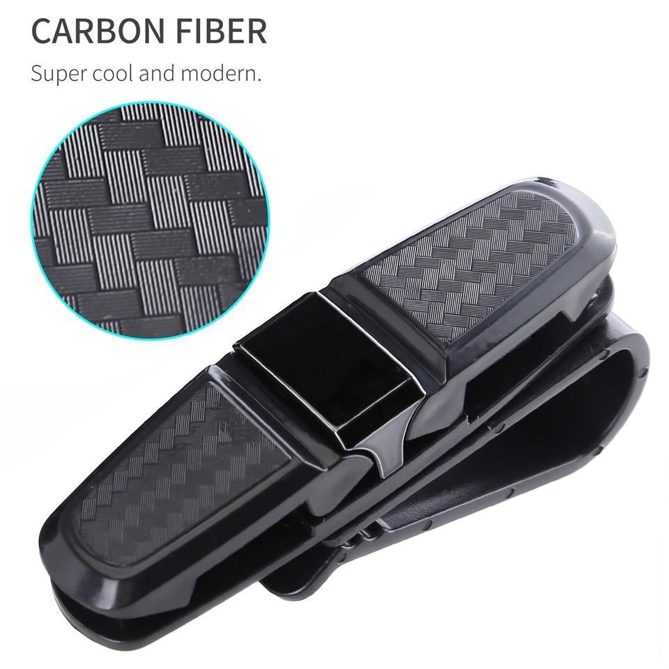 Клипса-держатель для очков в машину двойная Черный (2727633741) - фото 2