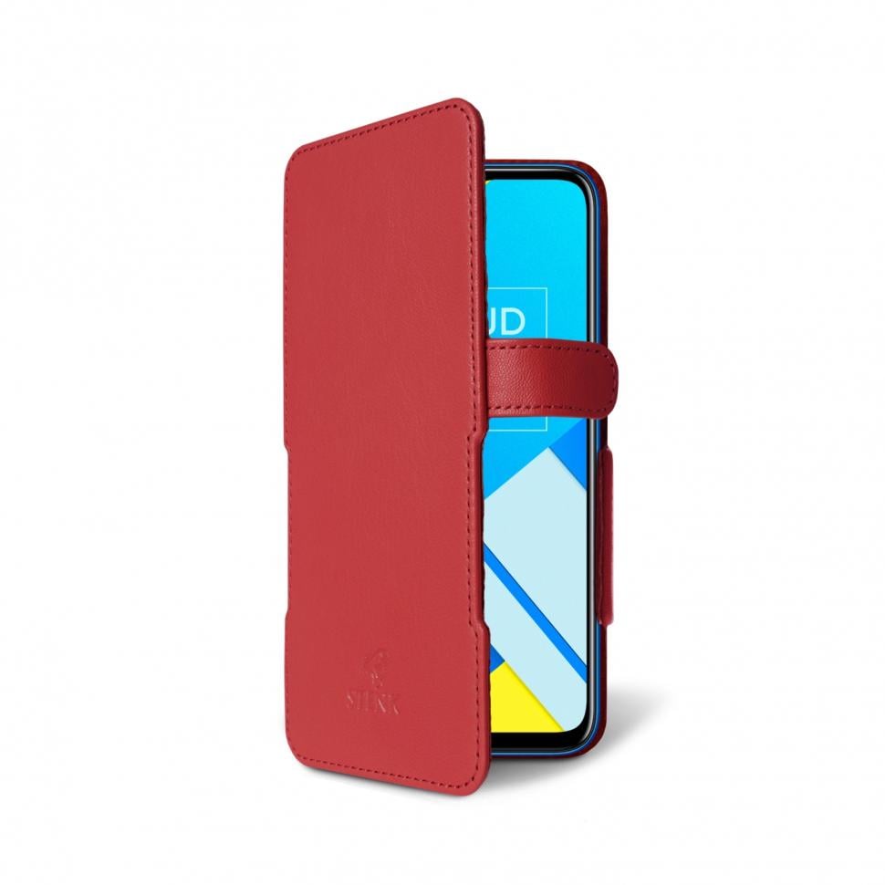Чехол книжка Stenk Prime для Realme C2 Красный (66617)