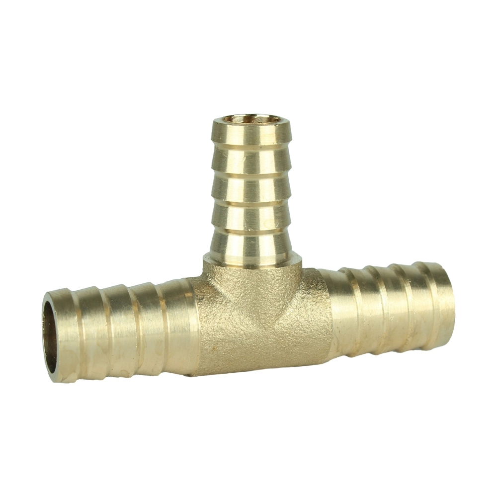 Тройник латунный SD Plus SD41710 d 10 мм ЗЗЗ елочка Желтый (SD00047863)