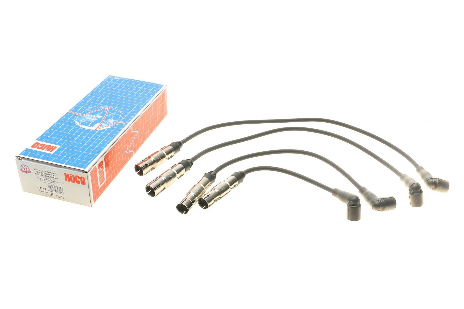 Проводи запалювання VW Golf IV 1.6i 97-04 HÜCO (134714 HITACHI) Проводи запалювання VW Golf IV 1.6i 97-04 HÜCO (134714 HITACHI)