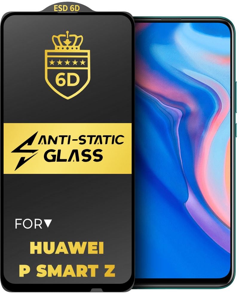 Стекло защитное 6D Anti-Static Huawei P Smart Z Glass Shield (34171)