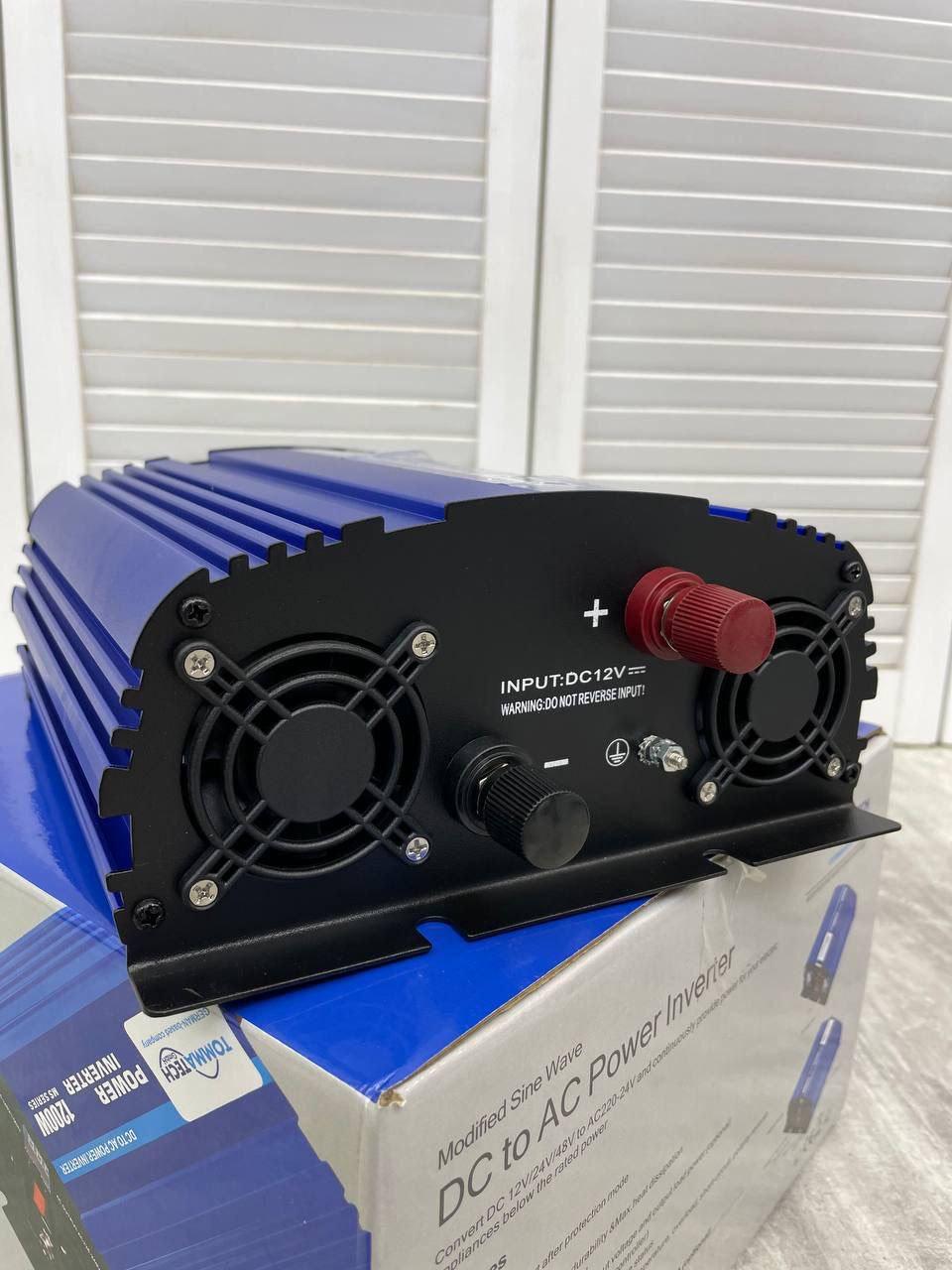 Інвертор TammaTech MS-1200 W 12 V модифікований синус - фото 3