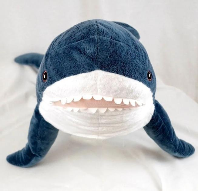 Іграшка м'яка Акула подушка для обіймів 45 см Синій (2117-13) - фото 6 Іграшка м'яка Акула подушка для обіймів 45 см Синій (2117-13) - фото 6