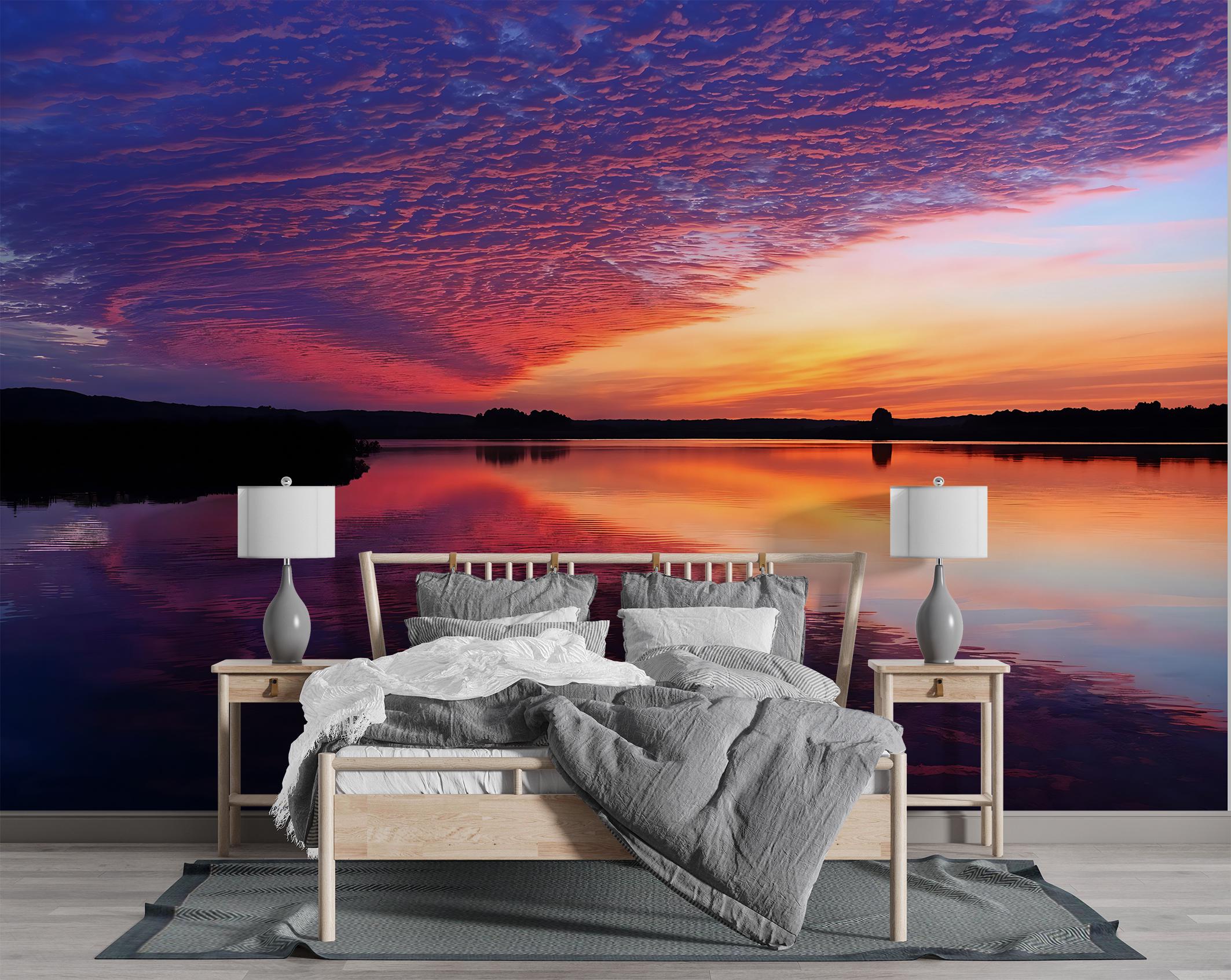 Фотообои флизелиновые Upstream Закат над озером 230х153 см (S5NTR-113/3) - фото 5 Фотообои флизелиновые Upstream Закат над озером 230х153 см (S5NTR-113/3) - фото 5