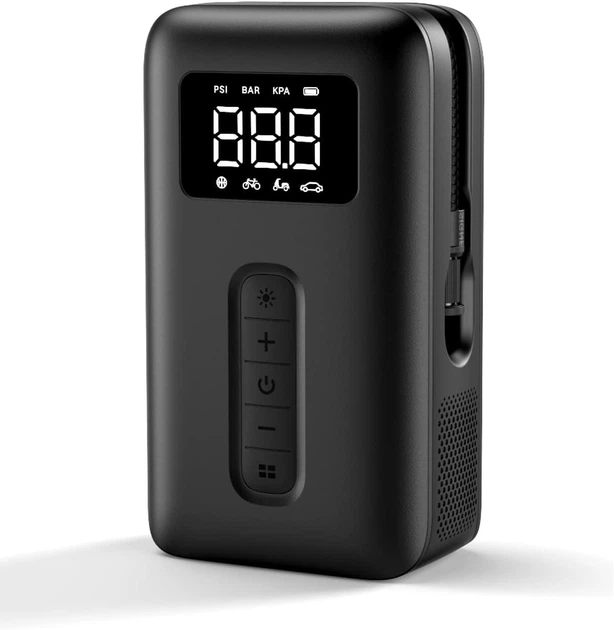 Автомобильный насос UGREEN CD259 Portable Tire Inflator Black (KST-UGR-15951)
