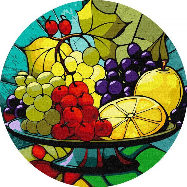 Картина за номерами Ідейка Фруктове асорті 29 см (KHO-R1011)