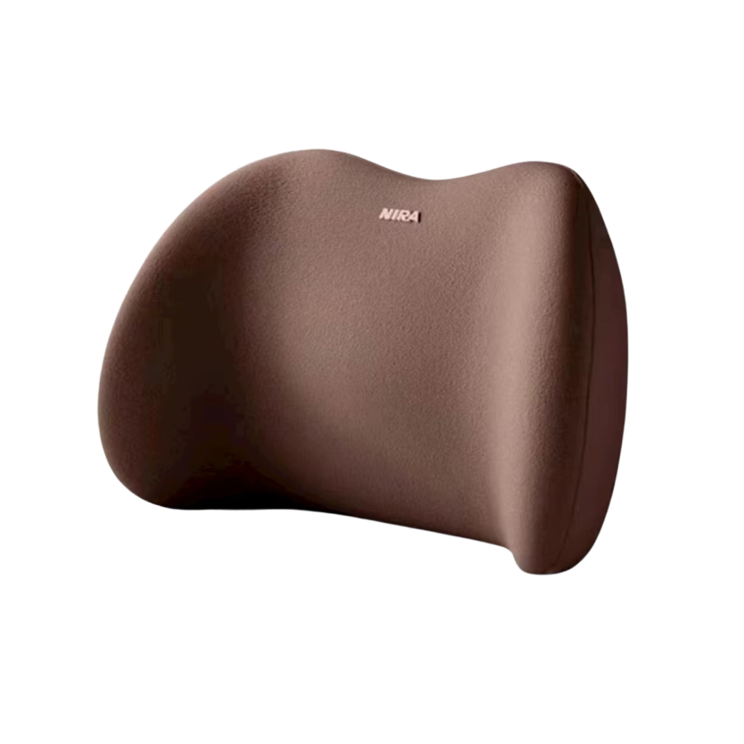 Подушка ортопедическая в автомобиль под спину Коричневый