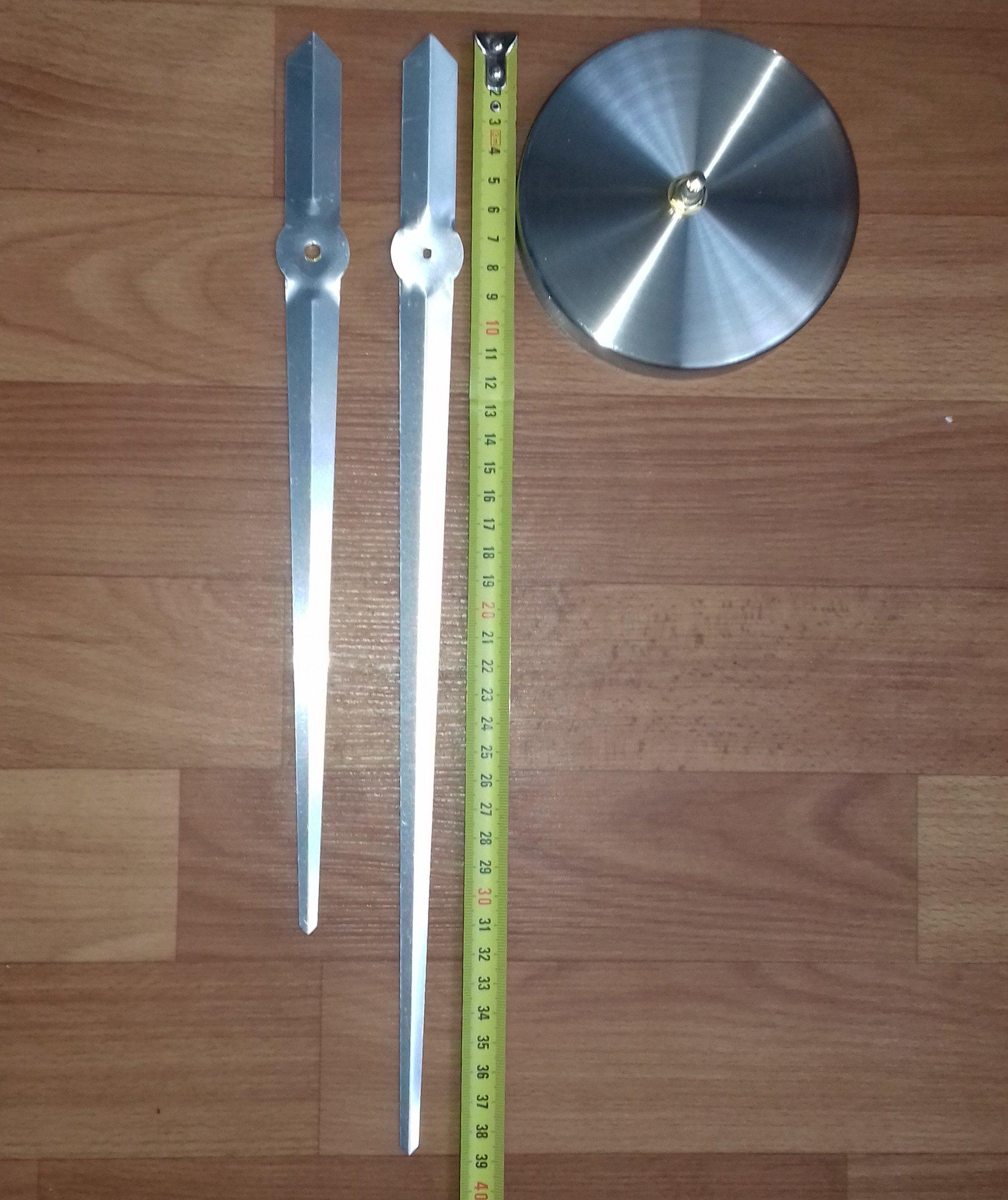 Годинник настінний 3D Timelike Арабські 2 100 см Срібний (1482207) - фото 5