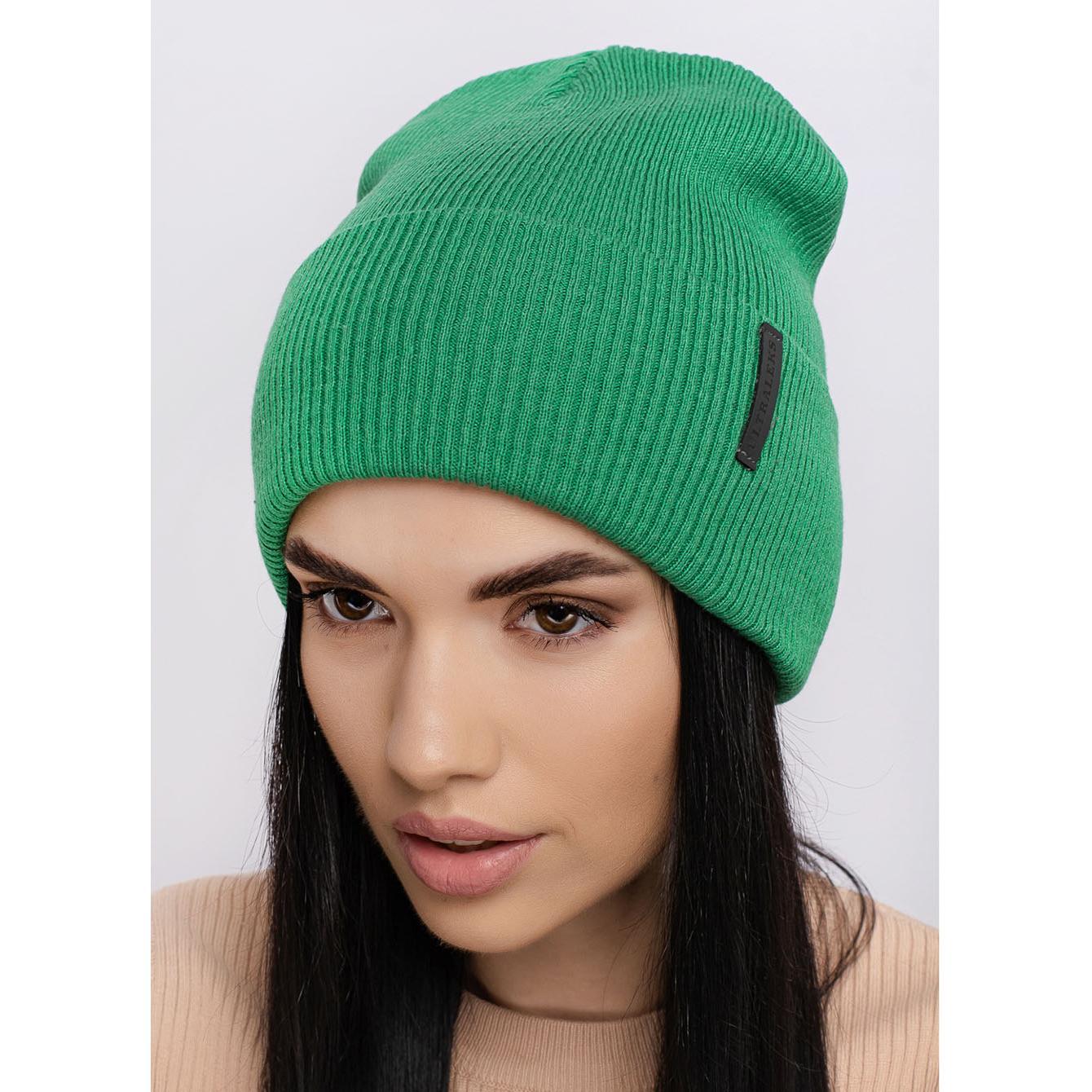 Шапка хлопковая женская Leks АРТ one size Трава