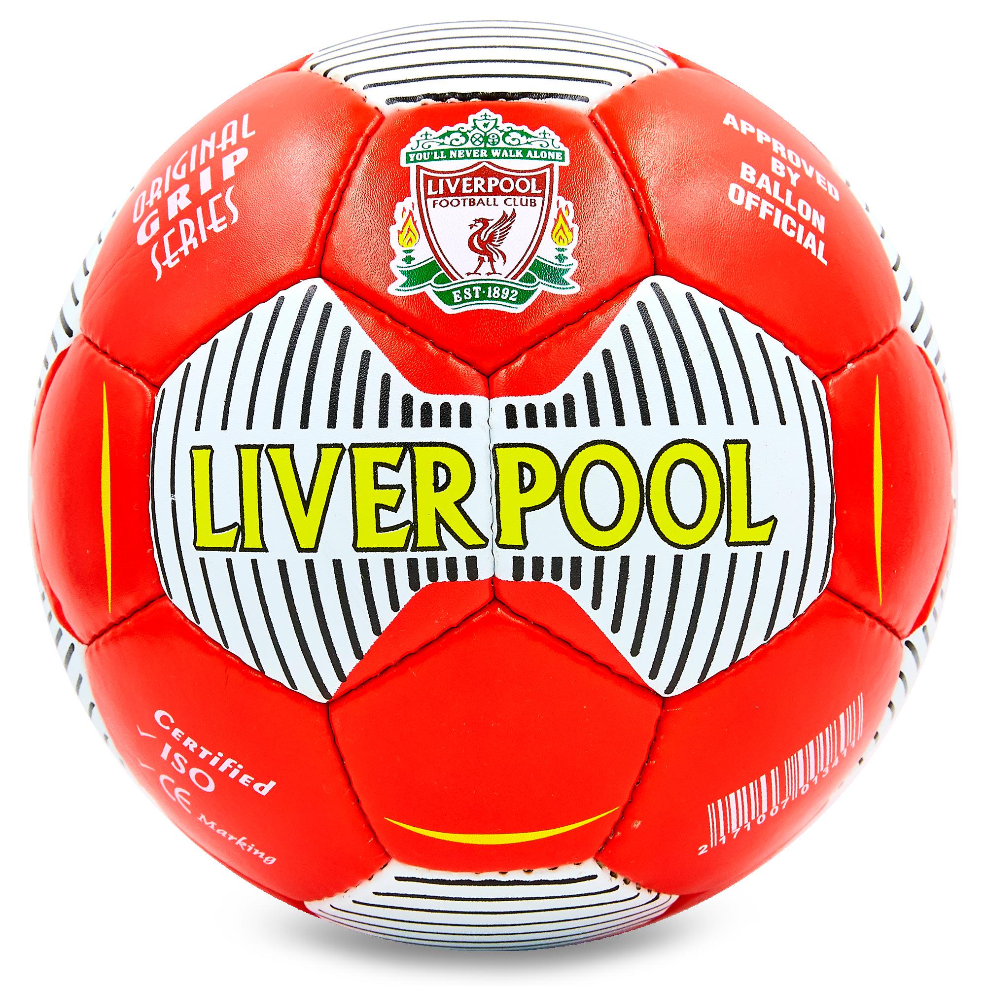 Мяч футбольный Zelart LIVERPOOL BALLONSTAR FB-6724 №5 (DR008145) - фото 1