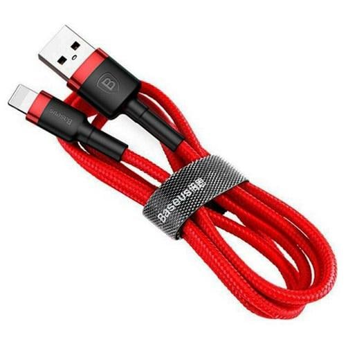 Кабель Baseus CALKLF-C09 Cafule Lightning to USB 2 м Red (c4a5fa55) - фото 5 Кабель Baseus CALKLF-C09 Cafule Lightning to USB 2 м Red (c4a5fa55) - фото 5