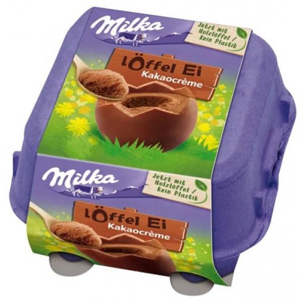 Яйця шоколадні Milka Loffel Ei Kakaocreme Eggs 4 шт. 34 г