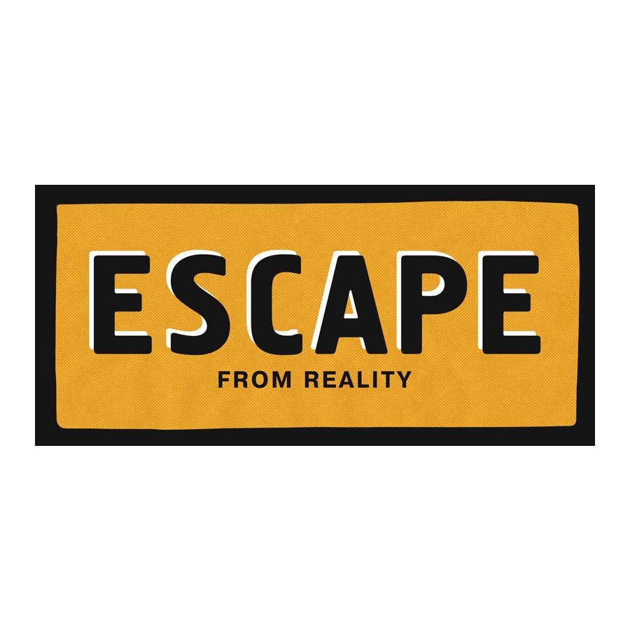 Полотенце с принтом Escape from reality 150х70 см (PLB_21J045)