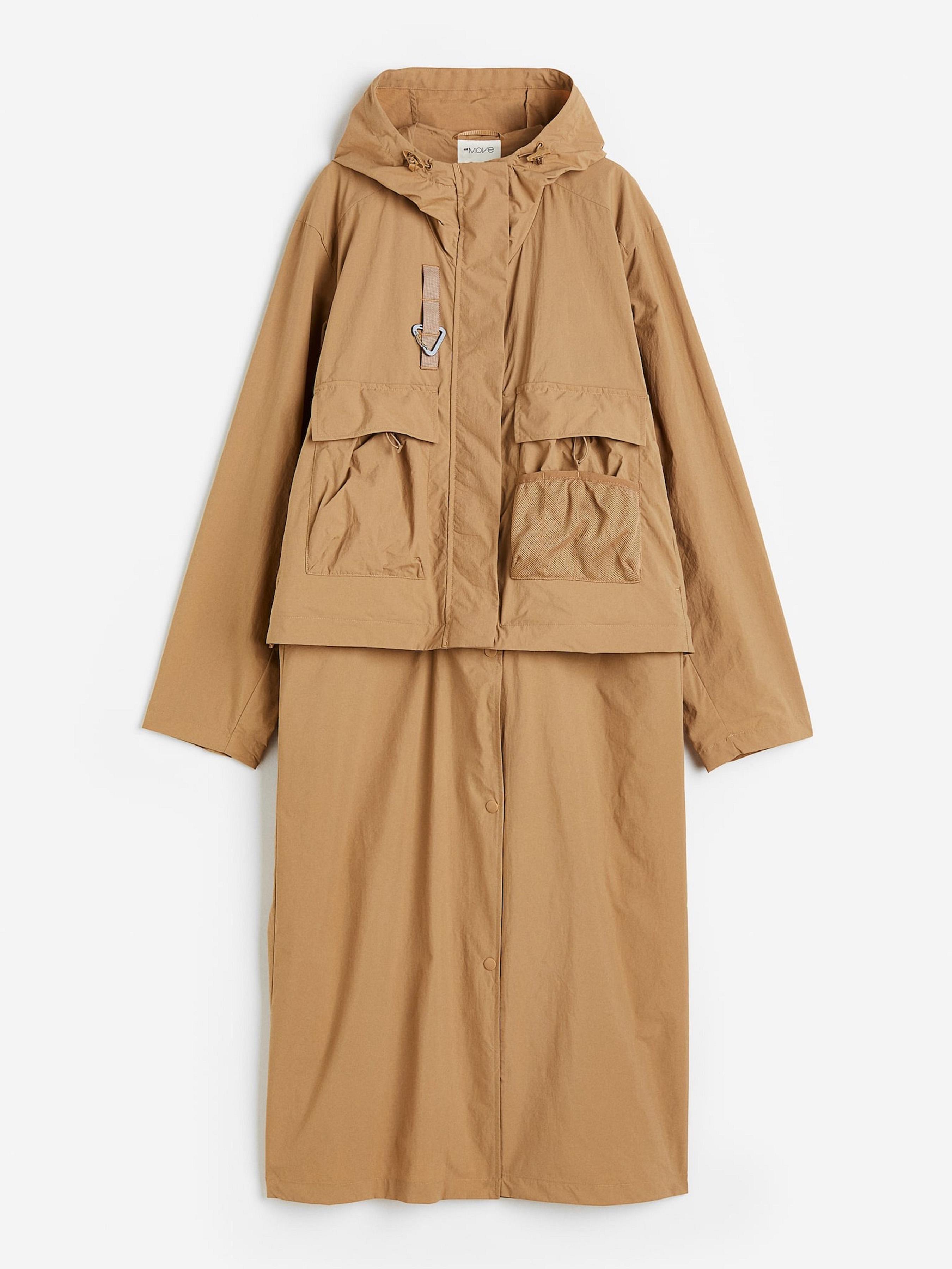 Плащ H&M M Темно-бежевий (E7071123776)