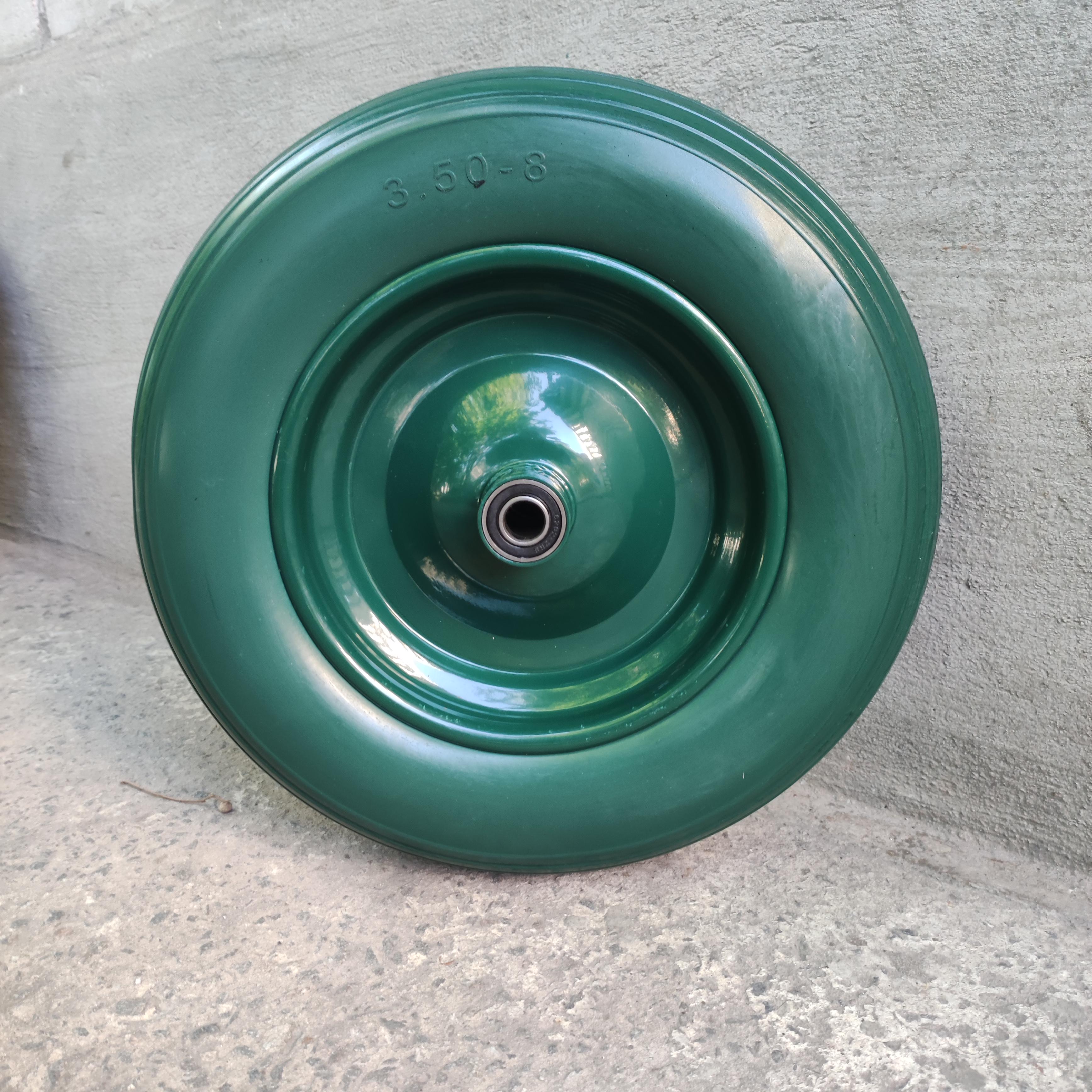 Колесо 3.50-8 пенополиуретановое Зеленый (2736892805)