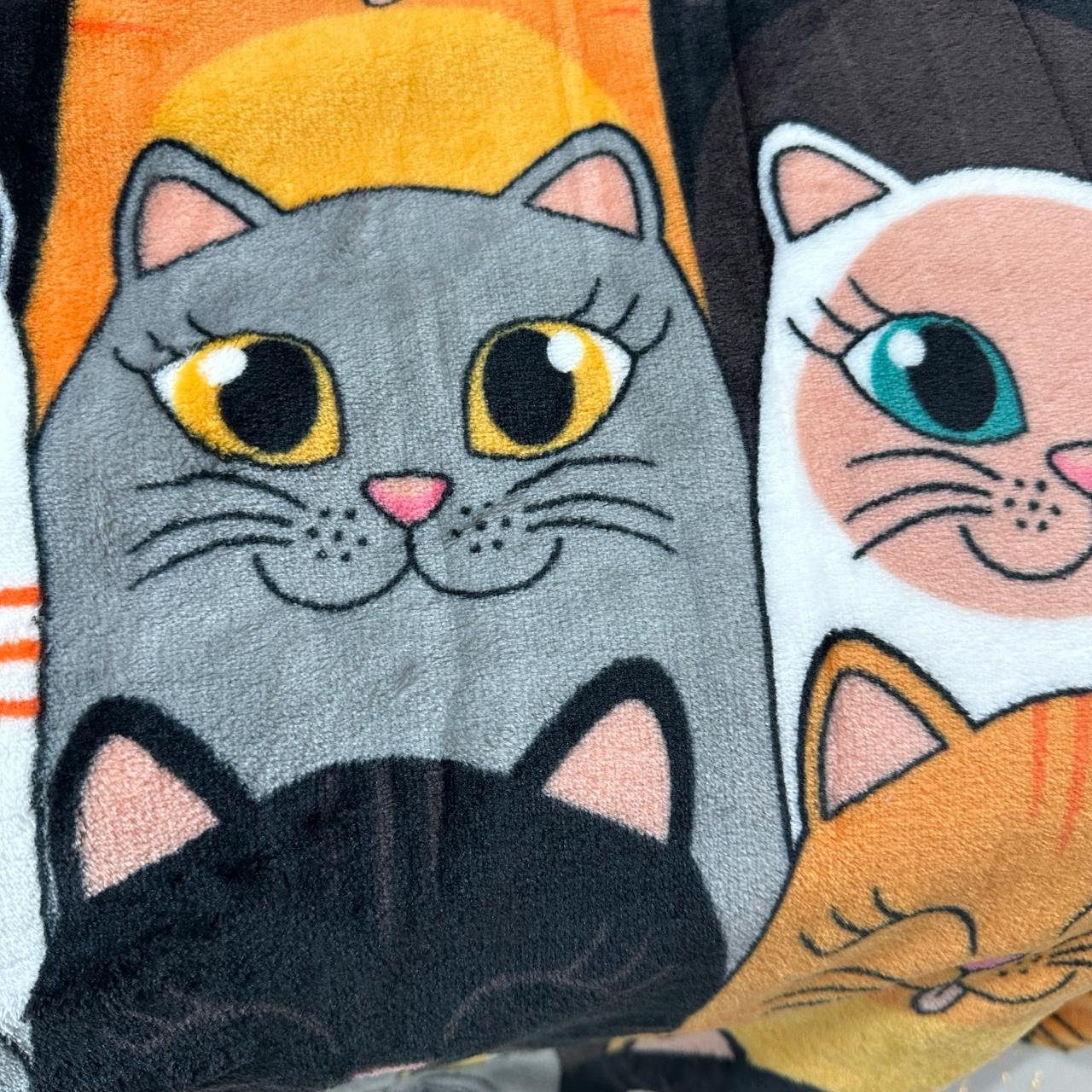 Плед-покрывало двустороннее с рисунком 150х210 см Серый (PL-1.5-6) - фото 9 Плед-покрывало двустороннее с рисунком 150х210 см Серый (PL-1.5-6) - фото 9