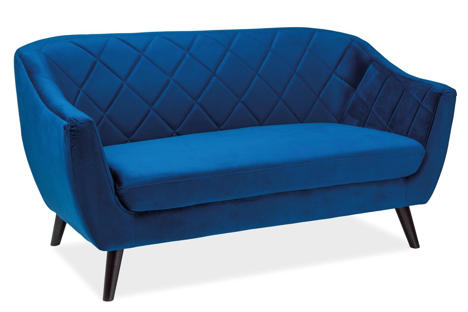 Диван Molly Velvet 2 Синий (MOLLY2V86GR)