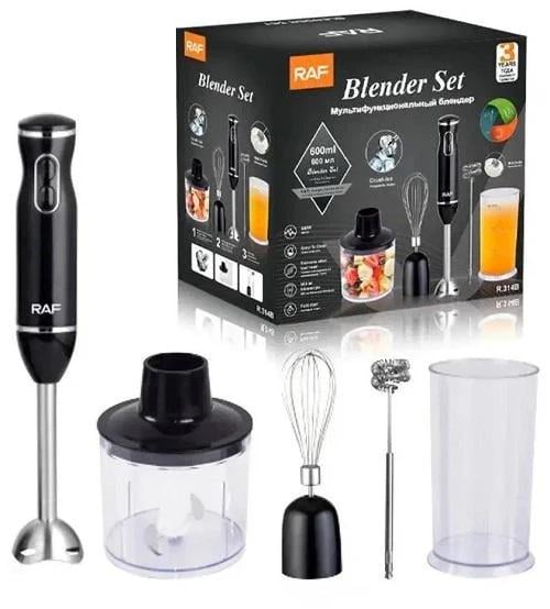 Блендер стационарный RAF R.314B 2 скорости 800 Вт Блендер стационарный RAF R.314B 2 скорости 800 Вт