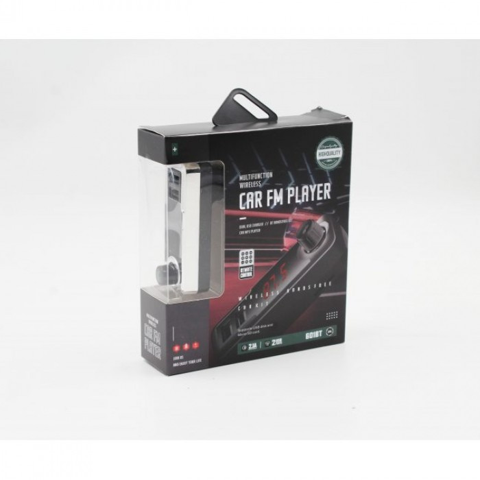 FM модулятор 601 BT трансмиттер с пультом Black (1134430167) - фото 2 FM модулятор 601 BT трансмиттер с пультом Black (1134430167) - фото 2