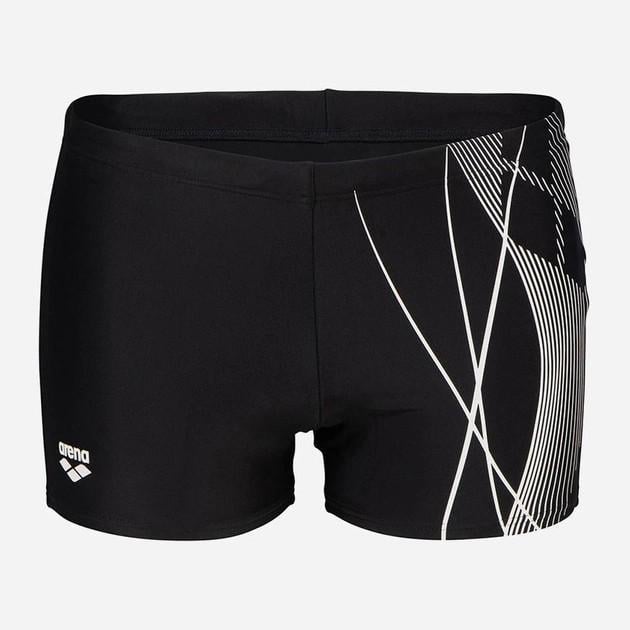 Плавки-боксеры Arena BRANCH SWIM SHORT р. 90 Черный/Белый (006260-500 90)