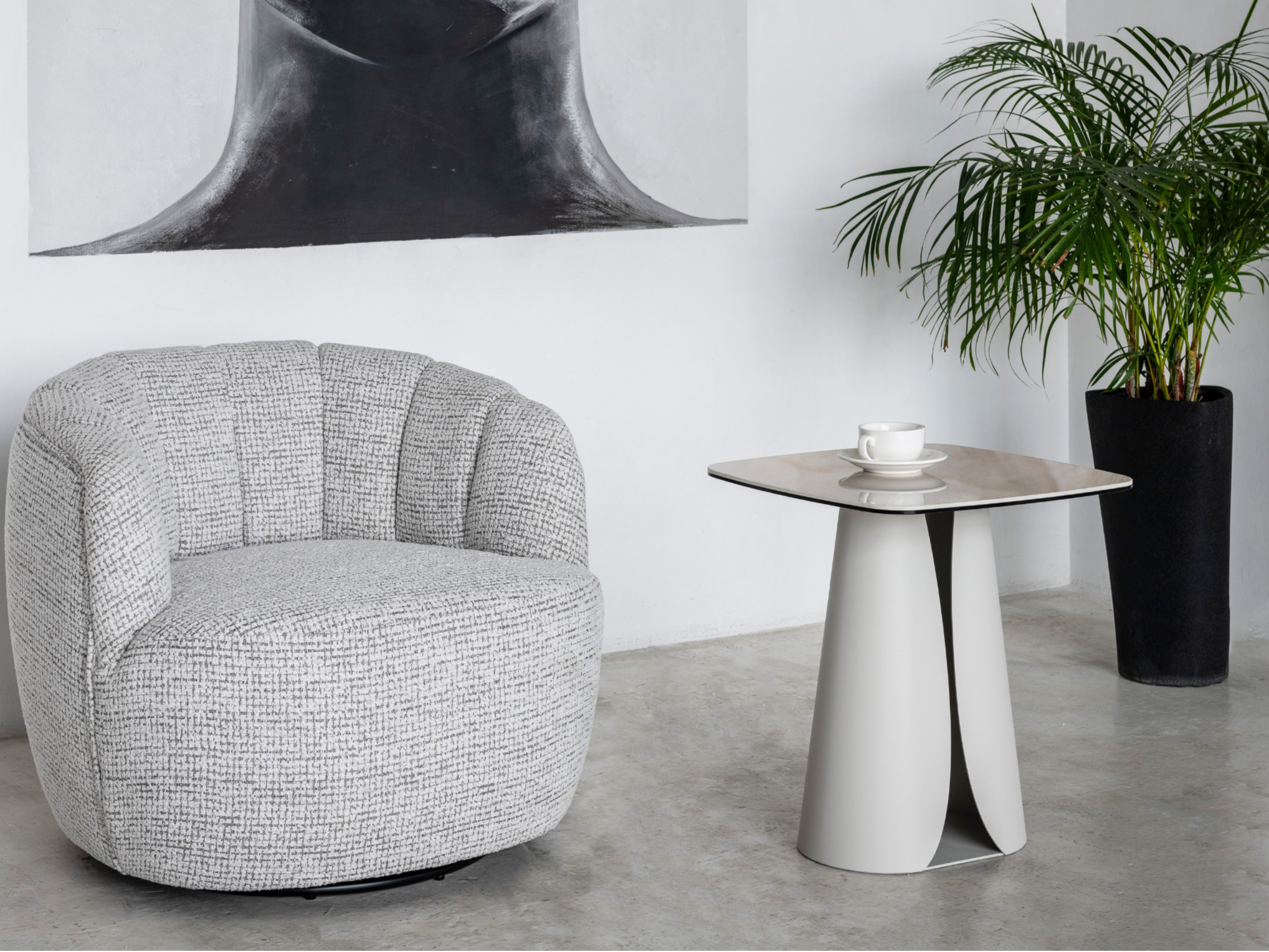 Кавовий стіл Лунаріо 500х500х560 мм Айворі онікс/Айворі (30979549) - фото 6 Кавовий стіл Лунаріо 500х500х560 мм Айворі онікс/Айворі (30979549) - фото 6