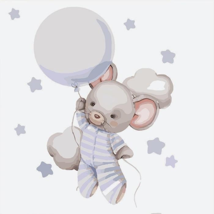 Картина по номерам Идейка Путешествие к звездам КНО2336 холст на подрамнике 30x30 см (1228248268)